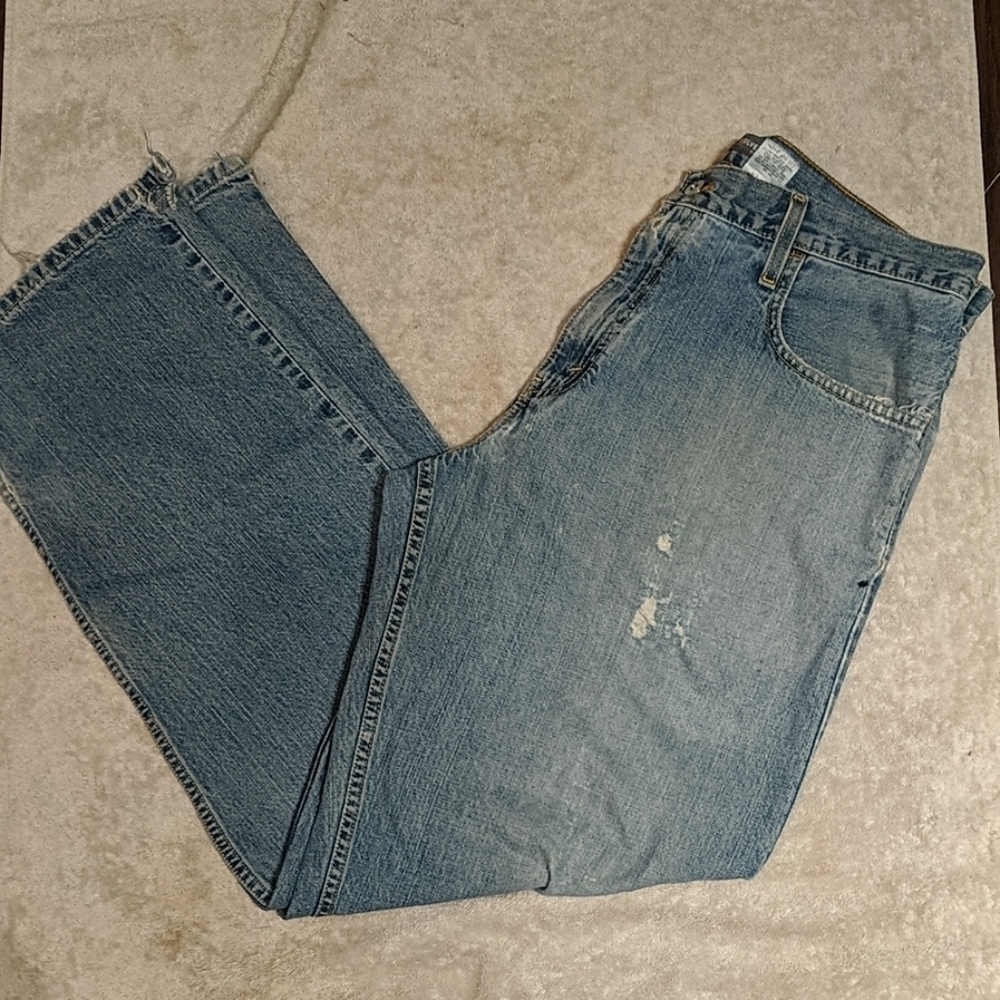 Vtg Levi Silvertab Distressed/destroyed 34/34 #115